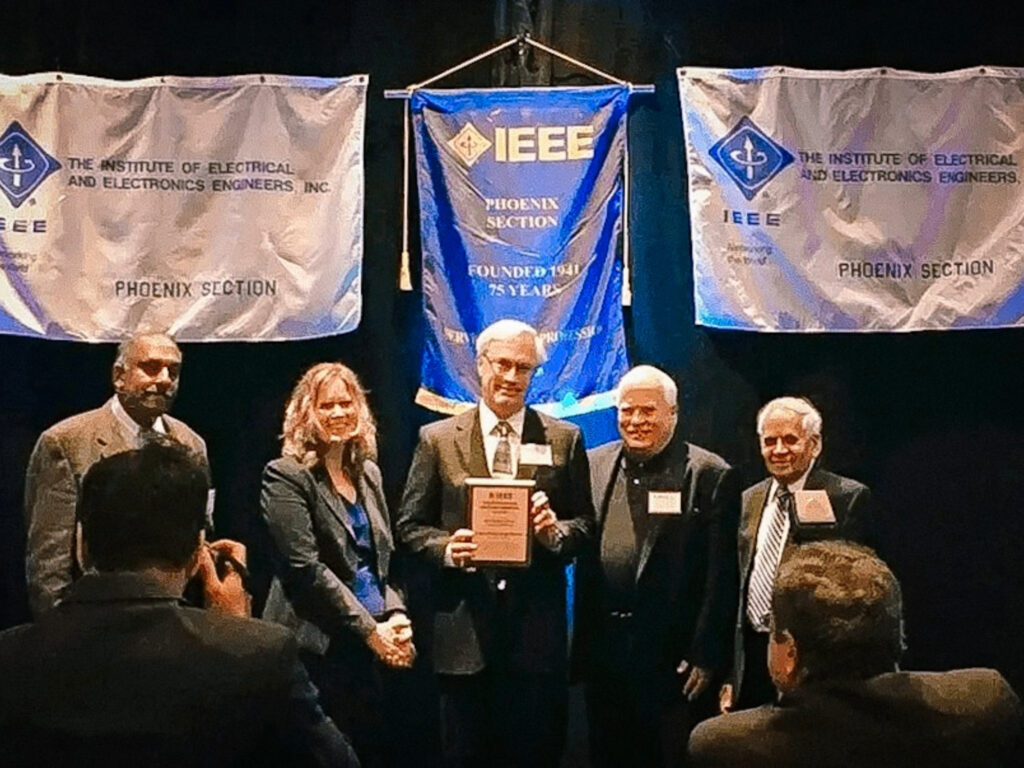 PSG was selected as IEEE Phoenix Section Small Business of the Year at the IEEE Awards Banquet (April 2018)